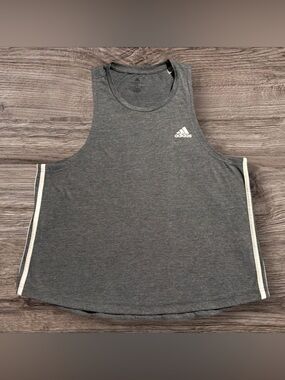 Grey Adidas Women's Aeroready Training  tank top